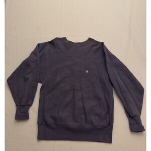 90s Champion Reverse Weave Faded Blue Vintage Crewneck
